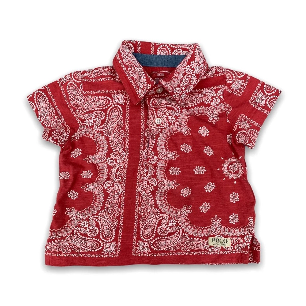 Ralph Lauren Polo Bandana Top Boys 6MTHS